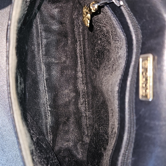 Vintage GUCCI  Crossbody bag Shoulder  micro GG PVC Leather Black/BlackFlap Sn - Picture 7 of 16